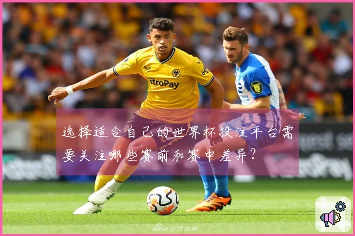 选择适合自己的世界杯投注平台需要关注哪些赛前和赛中差异？